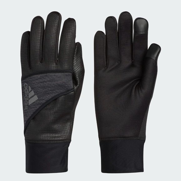 adidas Men's Cold.Rdy Touchscreen Conductivity Point Dash Gloves Black L/XL - Picture 4 of 10